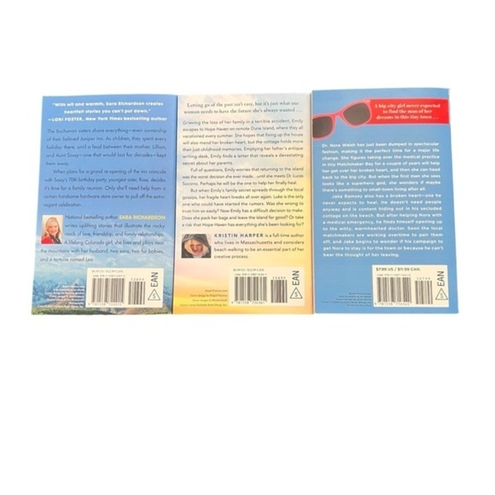 Bundle Of 3 Books Summer Vacation Romance Paperbacks Holiday, Richardson, Harper - Picture 5 of 8